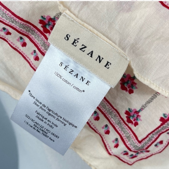 Sezane Le Foulard por la vie scarf floral 🌸 - Picture 5 of 5